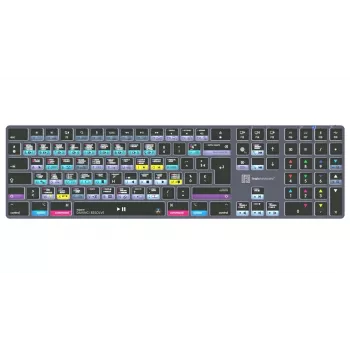 LogicKeyboard DaVinci Resolve 18 Titan FR (Mac) - γαλλικό layout AZERTY, με οπίσθιο φωτισμό, ενσύρματο USB