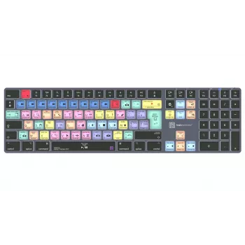 LogicKeyboard Adobe Premiere Pro CC Titan FR (Mac) - γαλλικό layout AZERTY, με οπίσθιο φωτισμό, ενσύρματο πληκτρολόγιο USB
