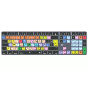 LogicKeyboard Apple Logic Pro X2 Titan FR (Mac) - γαλλικό AZERTY ενσύρματο πληκτρολόγιο με οπίσθιο φωτισμό