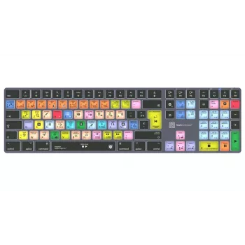 LogicKeyboard Apple Logic Pro X2 Titan FR (Mac) - γαλλικό AZERTY ενσύρματο πληκτρολόγιο με οπίσθιο φωτισμό