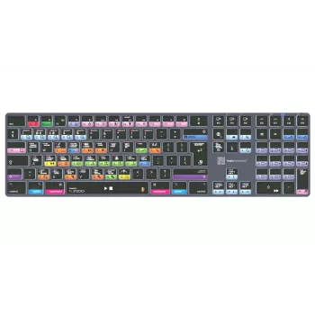 Logickeyboard FL Studio TITAN πληκτρολόγιο για Mac - ενσύρματο USB - μαύρο με πλήκτρα με χρωματική κωδικοποίηση