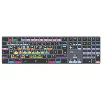 Logickeyboard FL Studio TITAN πληκτρολόγιο για Mac - ενσύρματο USB - μαύρο με πλήκτρα με χρωματική κωδικοποίηση