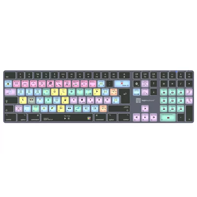 Logickeyboard Apple Final Cut Pro X Titan DE Mac (LKB-FCPX10-TM-DE)