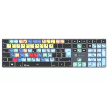 Logickeyboard Steinberg Cubase/Nuendo Titan UK PC ενσύρματο πληκτρολόγιο USB με οπίσθιο φωτισμό
