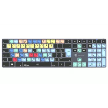Logickeyboard Steinberg Cubase/Nuendo Titan UK PC ενσύρματο πληκτρολόγιο USB με οπίσθιο φωτισμό