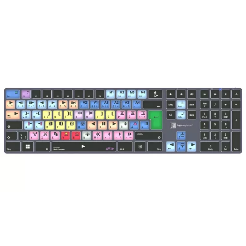 Logickeyboard Avid Media Composer Titan DE PC Πληκτρολόγιο (LKB-MCOM4-TPC-DE)