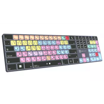 Logickeyboard Avid Pro Tools Titan FR PC Πληκτρολόγιο (Γαλλικό AZERTY, ενσύρματο, με οπίσθιο φωτισμό)