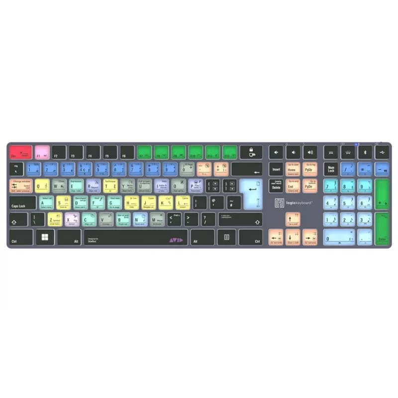 Logickeyboard Avid Sibelius Titan UK PC Πληκτρολόγιο