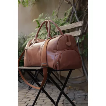 dbramante1928 Kalundborg Sport Weekender Bag - δερμάτινη ταξιδιωτική τσάντα 15 (Tan)