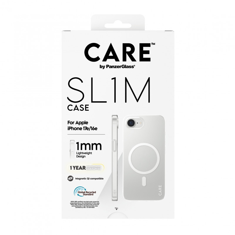 CARE by PanzerGlass SL1M Case Διάφανη με MagSafe για iPhone 16e / 17e (CR59610)