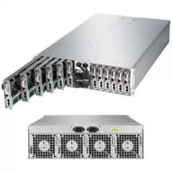 Supermicro SuperServer 5038ML-H12TRF 12-Node 3U Rackmount Διακομιστής Barebone Μαύρο