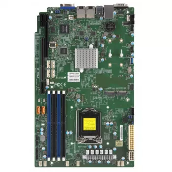Supermicro X11SCW-F Μητρική LGA1151 Socket C246 Chipset Micro-ATX DDR4 128GB 2x Gigabit LAN IPMI Retail Pack