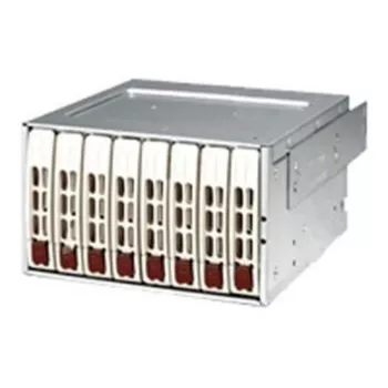 Supermicro CSE-M28E1 Mobile Rack (Μπεζ) - Υποδοχή 2-Bay 2,5 ιντσών SAS/SATA HDD/SSD με ανεμιστήρα για θήκη 5,25 ιντσών