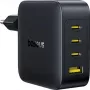 Baseus EnerFill FH11 GaN 140W 3xUSB-C + 1xUSB-A Γρήγορος Φορτιστής Μαύρο
