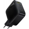 Baseus EnerFill FH11 GaN 140W 3xUSB-C + 1xUSB-A Γρήγορος Φορτιστής Μαύρο