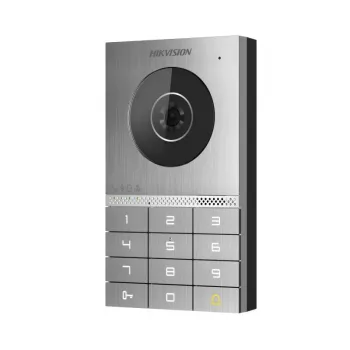 Hikvision DS-KV7023EY-IME2 βιντεοθυροτηλέφωνο, 2 MP, PoE, IP65, IK08, Mifare