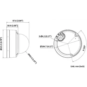 Hikvision DS-2CD1183G2-LIUF 2,8mm Dome 8MP IP Κάμερα