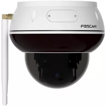 Foscam D8T-W λευκό 4K 8MP εξωτερική Wi-Fi 6 PTZ dome IP κάμερα ασφαλείας με αναγνώριση AI, αντοχή βανδαλισμού IK10, προστασία από καιρικές συνθήκες IP66