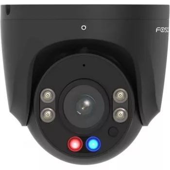 Foscam W5EP κάμερα παρακολούθησης μαύρο 5MP (3072x1728), PoE, ενσωματωμένος προβολέας, κόκκινα-μπλε προειδοποιητικά φώτα και σειρήνα
