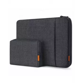 Inateck θήκη laptop 14 ιντσών με αφαιρούμενη θήκη αξεσουάρ LB01006/S1 γκρι