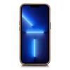 iCarer Case Leather Δερμάτινη θήκη για iPhone 14 Plus Καφέ (Συμβατή με MagSafe)