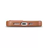 iCarer Case Leather Δερμάτινη θήκη για iPhone 14 Plus Καφέ (Συμβατή με MagSafe)