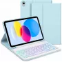 Inateck Keyboard Ace Touch iPad 11/10.9 QWERTZ RGB Λευκό