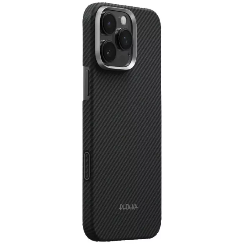 PITAKA Ultra-Slim PitaTap MagSafe Θήκη για iPhone 16 Pro Μαύρο/Γκρι