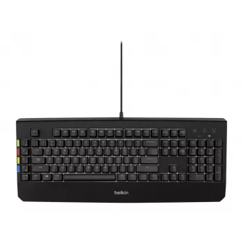 Belkin 2-4-8 Port Secure KVM USB Πληκτρολόγιο με Φωτισμό DE QWERTZ