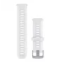 Garmin QuickFit 20mm Σιλικόνης-Αρματίλ Λευκό Πέτρας / Διαφανές Μπλε (010-11251-B7)