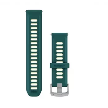 Garmin Quick Release Λουράκι 20mm Σιλικόνη Teal Green/Citron (010-11251-B8)