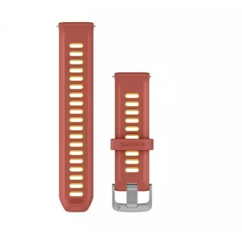 Garmin Quick Release Λουράκι 20mm Σιλικόνη Red Pink/Mango (010-11251-B9)