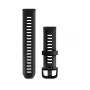 Garmin Quick Release Λουράκι 20 mm Σιλικόνη Μαύρο (010-11251-BA)