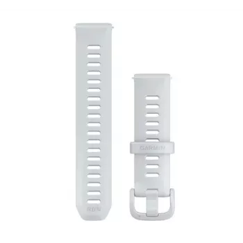 Garmin QuickFit 20 mm Σιλικόνης-Αρματίλ Λευκό Πέτρας (010-11251-BB)