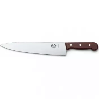 Victorinox Wood μαχαίρι σεφ 22 cm, λεπίδα από ανοξείδωτο χάλυβα, λαβή ξύλου, καφέ (5.2000.22G)