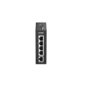 D-Link DIS-100E-05 βιομηχανικός unmanaged Ethernet switch, 5x 10/100Base-TX, τοποθέτηση DIN-Rail, IP30