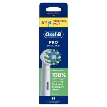 Braun Oral-B Pro Cross Action Ανταλλακτικές κεφαλές βουρτσίσματος συσκευασία 6 τεμ.