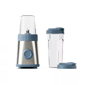 Guzzini Sous Chef Φορητό μπλέντερ ON-THE-GO, Navy Blue - Συμπαγές μπλέντερ με 2 ποτήρια