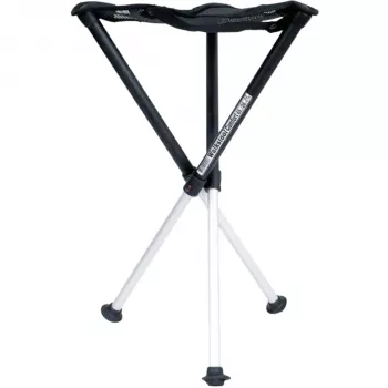 Walkstool Comfort 65 XXL Πτυσσόμενο Σκαμπό - Μαύρο - Λαστιχένια Πόδια - 850 g - 65 cm - 45 cm