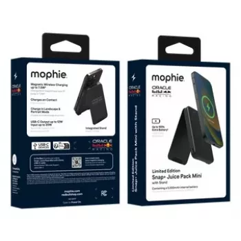 Mophie Snap+ Mini Stand 5000mAh Powerbank Μαύρο