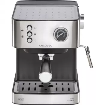 Cecotec Power Espresso 20 Matic Professionale Μηχανή espresso, 20 bar, 850 W, 1,5 l, Μαύρο/Ασημί