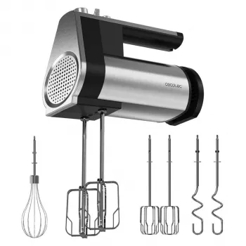 Cecotec PowerTwist 500 Full Steel μίξερ χειρός 500 W 5 ταχύτητες Turbo ανοξείδωτο ατσάλι