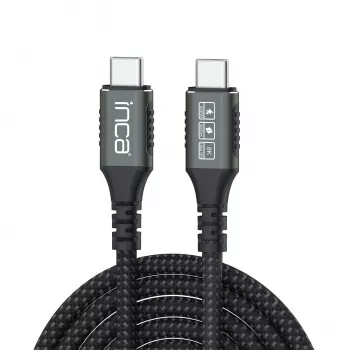 INCA Καλώδιο USB-C σε USB-C USB 4.0 40Gbps PD 3.1 240W 8K UltraHD 0,80m (ITCT-40)