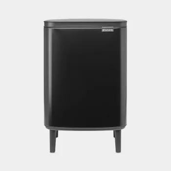 Brabantia BO Κάδος απορριμμάτων HI 12 L Μαύρο ματ