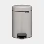 Brabantia NewIcon Κάδος με πεντάλ 3 L Soft Grey (25 21 81)