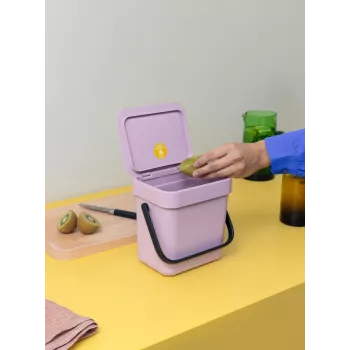 Brabantia Sort & Go Κάδος απορριμμάτων Λιλά ροζ 3 L