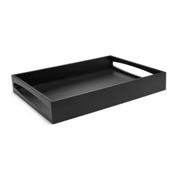 Leopold Vienna Zilverstad Δίσκος Μαύρο 300x400x60mm Ξύλο LV618000