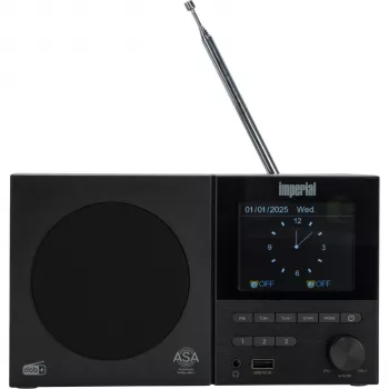 Imperial DABMAN 120 DAB+ FM Bluetooth Ραδιόφωνο Μαύρο