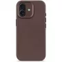 Decoded δερμάτινο πίσω κάλυμμα για iPhone 17 με MagSafe - Chocolate Brown