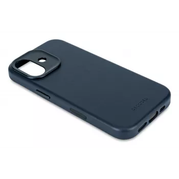 Decoded δερμάτινο πίσω κάλυμμα για iPhone 17 με MagSafe - Navy Shadow